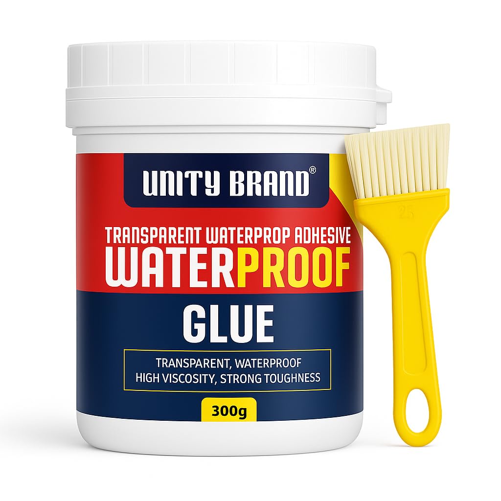 Crack Seal Glue 300gm with Brush Transparent Waterproof