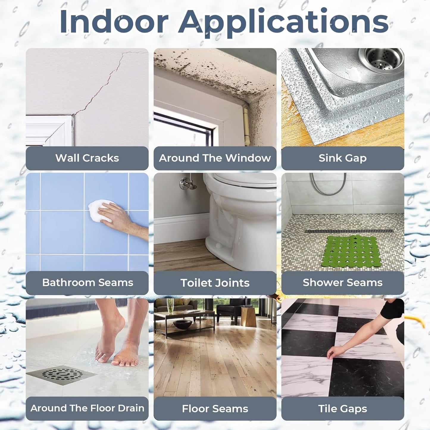 Crack Seal Glue 300gm with Brush Transparent Waterproof