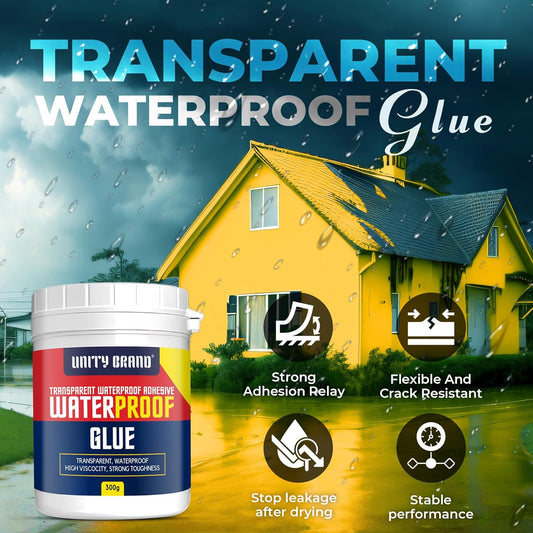Crack Seal Glue 300gm with Brush Transparent Waterproof