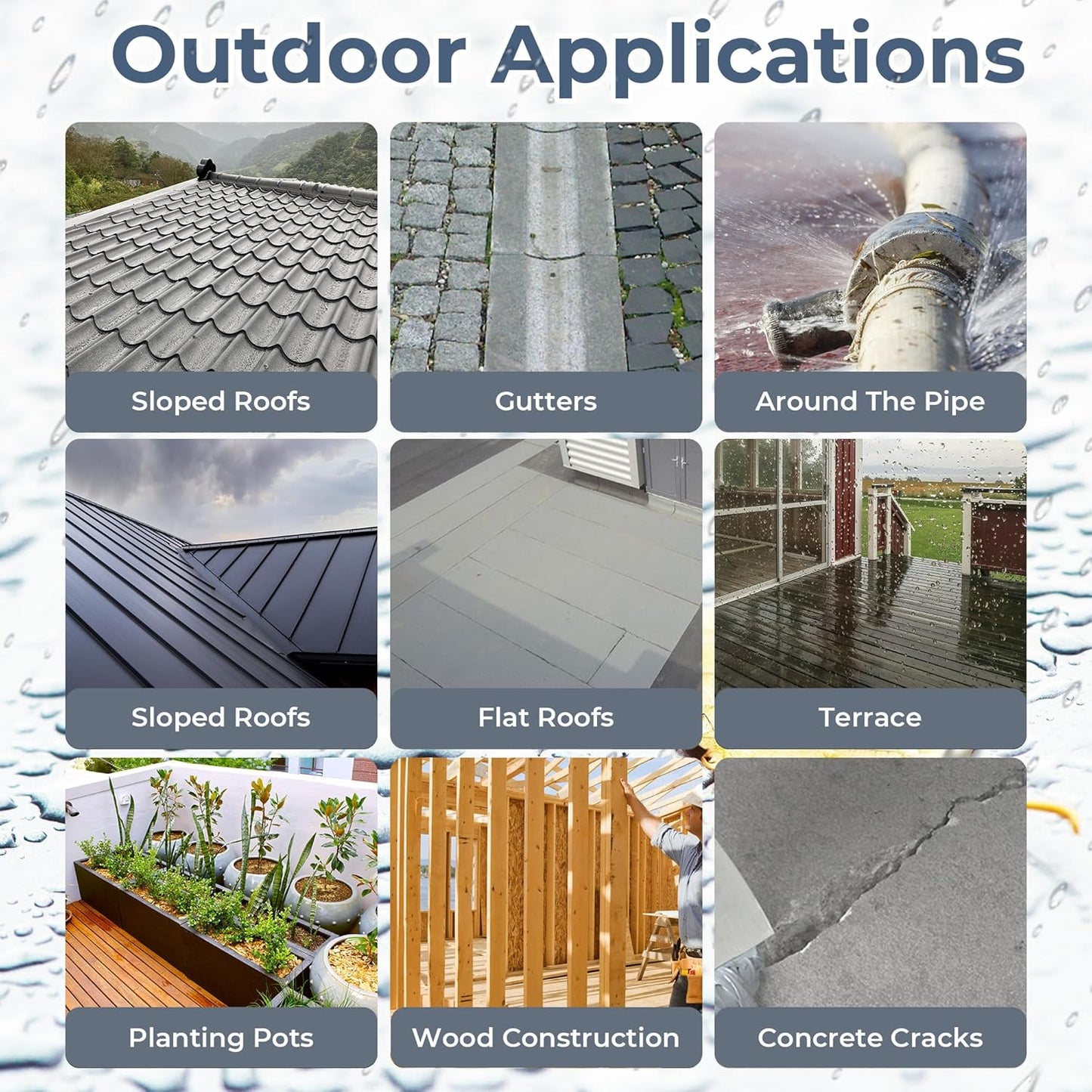 Crack Seal Glue 300gm with Brush Transparent Waterproof